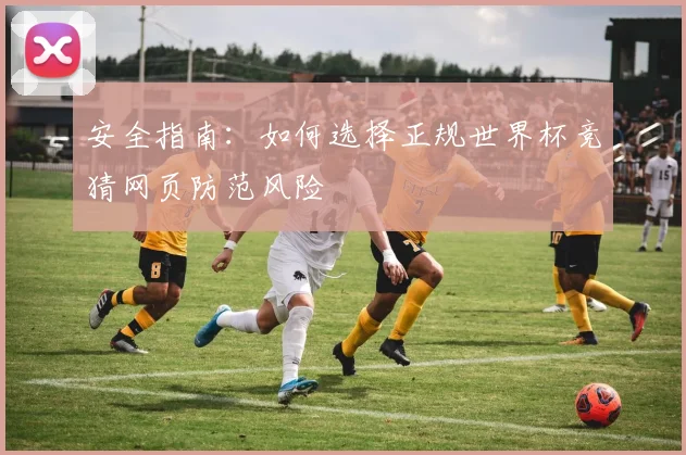 安全指南：如何选择正规世界杯竞猜网页防范风险